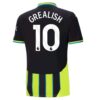 Manchester City Jack Grealish 10 Borte Fotballdrakt 2024 25