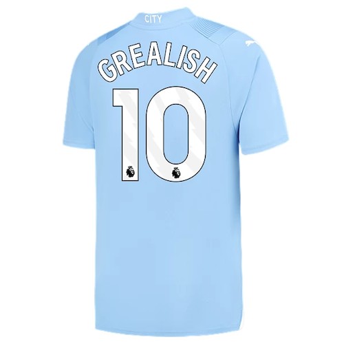Manchester City Jack Grealish 10 Hjemme Fotballdrakt 2023 24