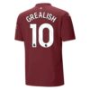 Manchester City Jack Grealish 10 Tredje Fotballdrakter 2024 25