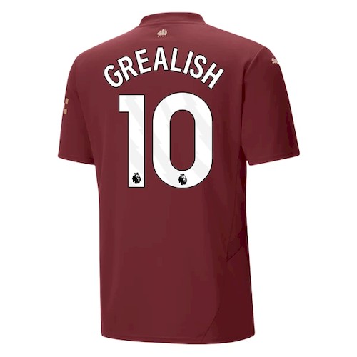 Manchester City Jack Grealish 10 Tredje Fotballdrakter 2024-25