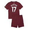 Kjøp Manchester City De Bruyne 17 Barn Bortedraktsett 2024 2025