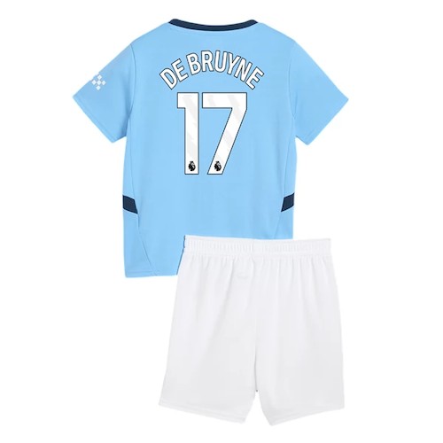 Manchester City Kevin De Bruyne 17 Hjemme Draktsett 2024 2025