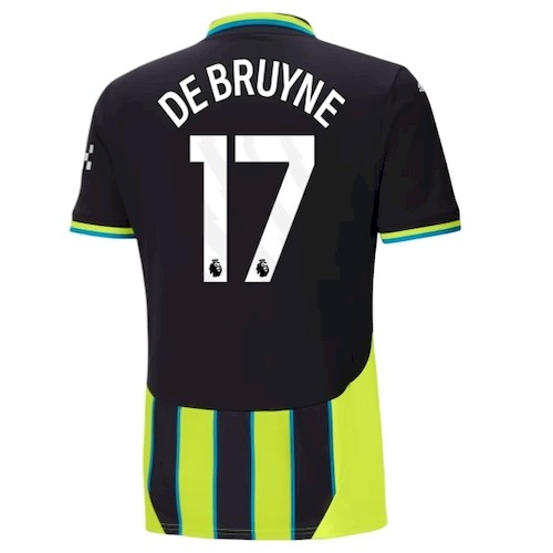 Manchester City Kevin De Bruyne 17 Bortedrakt 2024-25