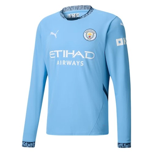 Manchester City Kevin De Bruyne 17 Langermet Drakt 2024-25