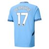 Manchester City De Bruyne 17 Hjemmedrakt 2024 25 Kjøp Nå