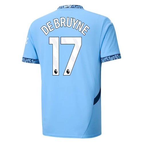 Manchester City De Bruyne 17 Hjemmedrakt 2024 25 Kjøp Nå
