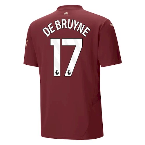 Manchester City Kevin De Bruyne 17 Tredje Drakt 2024 25