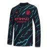Manchester City Tredjedrakt 2023 24 Svart Langermet