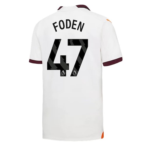 Manchester City Phil Foden 47 Borte Drakt 2023-24