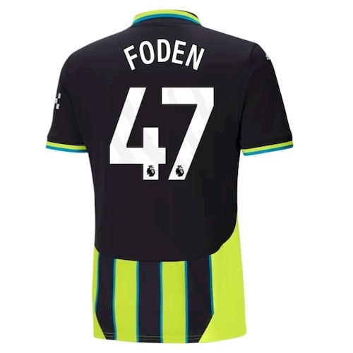 Manchester City Phil Foden 47 Borte Drakt 2024 25