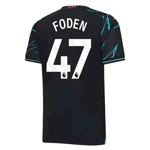 Manchester City Phil Foden 47 Tredjedrakt 2023-24