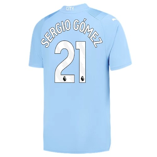 Manchester City Sergio Gómez 21 Hjemmedrakt 2023-24