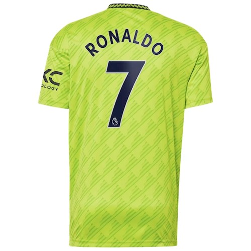Man Utd Ronaldo 7 Tredjedrakt 2022 23 | Limegrønn