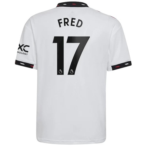 Man Utd Fred 17 Bortedrakt 2022-23 | Hvit