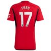 Manchester United Fred 17 Rød Hjemmedrakt 2023 24 | Offisiell