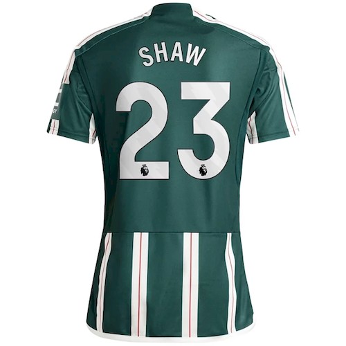 Manchester United Shaw 23 Hvit Bortedrakt 2023-24