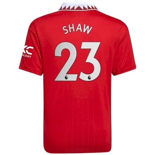 Manchester United Shaw 23 Rød Hjemmedrakt 2022-23