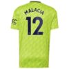 Manchester United Malacia 12 Tredjedrakt 2022 23