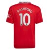 Manchester United Marcus Rashford 10 Hjemme Fotballdrakt 2022 23