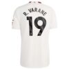Manchester United Varane 19 Hvit Tredjedrakt 2023 24