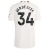 Manchester United Van De Beek 34 Tredjedrakt 2023 24