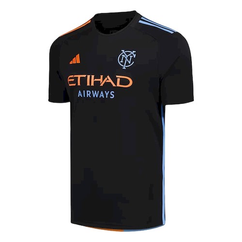Kjøp New York City FC Bortedrakt 2024 25 Svart med Eget Navn