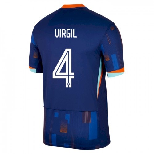 Nederland Bortedrakt 2024 – Virgil 4 Fotballdrakt