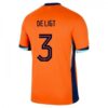De Ligt 3 Nederland Hjemmedrakt 2024 Nike Fotballdrakt