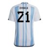 Argentina Dybala 21 Hjemmedrakt 2022 | Offisiell Drakt