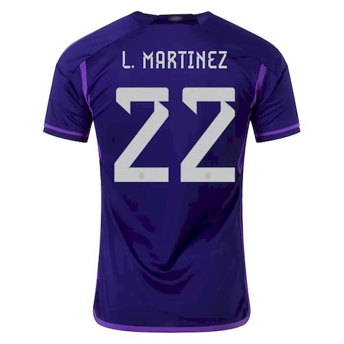 Offisiell Argentinien Bortedrakt 2022 L Martinez 22