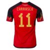 Belgia Carrasco 11 Hjemmedrakt 2022 Rød