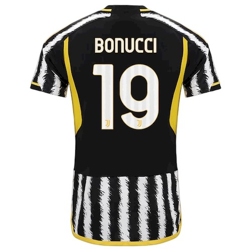 Juventus Bonucci 19 Hjemmedrakt 2023-24 – Svart/Hvit Drakt