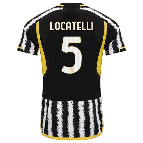 Juventus Locatelli 5 Hjemmedrakt 2023-24 – Hvit/Svart