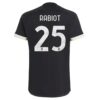 Juventus Rabiot 25 Tredjedrakt 2023 24 Offisiell drakt