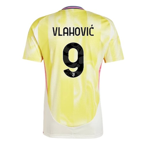 Juventus Vlahović 9 Bortedrakt 2024-25 – Offisiell drakt