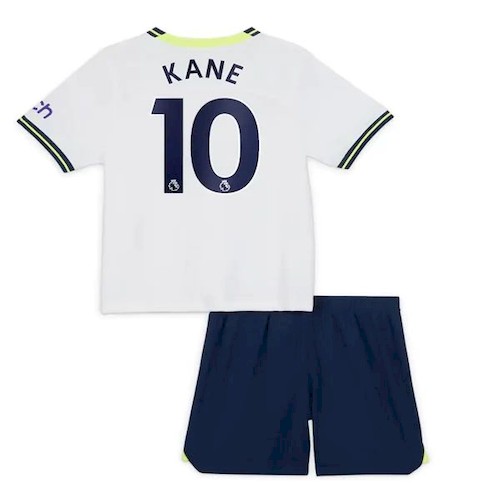 Tottenham Kane 10 Barn Hjemmedrakt 2022-23 | Offisiell Hvit Drakt