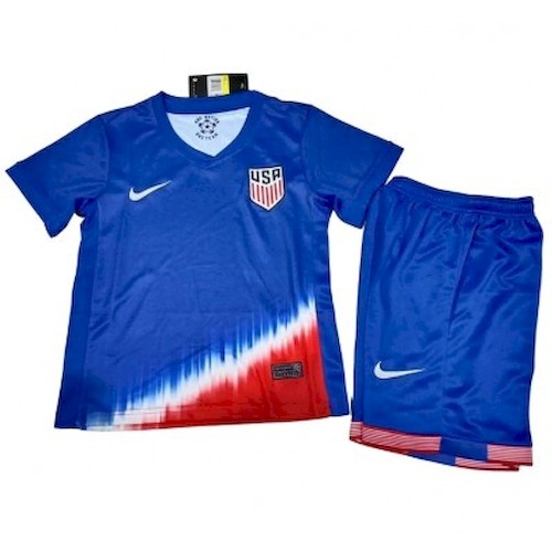 USA Barn Bortedraktsett 2024 | Nike Fotballdrakter