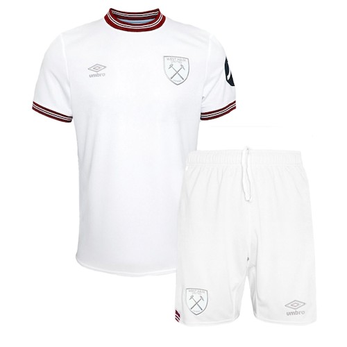 West Ham Barn Bortedraktsett 2024 | Umbro Fotballdrakter
