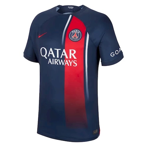 PSG Hjemmedrakt 2023-24 – Marineblå med Rød Stripe