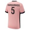 PSG Marquinhos 5 Tredjedrakt 2024 25 Offisiell Drakt