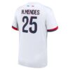 PSG Nuno Mendes 25 Bortedrakt 2024 25 Offisiell Drakt