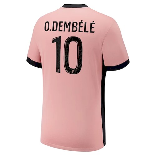 PSG Dembélé 10 Tredjedrakt 2024-25 – Offisiell Drakt