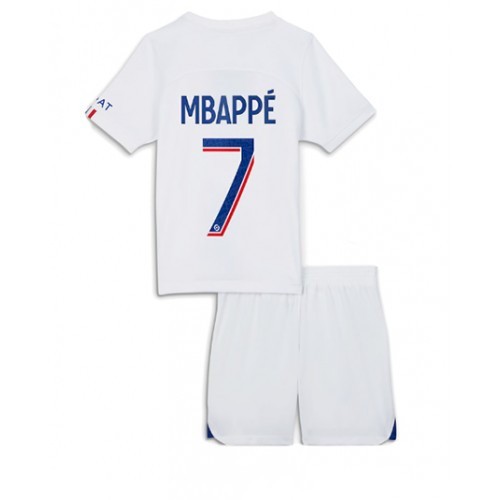 PSG Kylian Mbappé 7 Barn Tredje Draktsett 2022-2023