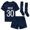 PSG Lionel Messi 30 Barn Hjemme Draktsett 2022 23