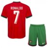Portugal Ronaldo 7 Barn Hjemme Draktsett 2022