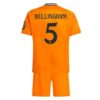 Real Madrid Bellingham 5 Barn Bortedrakt 2024 2025 Hvit