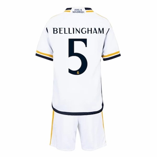 Real Madrid Bellingham 5 Barn Hjemmedrakt 2023-2024 – Hvit