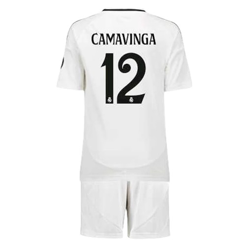 Real Madrid Camavinga 12 Barnedrakt 2024 2025