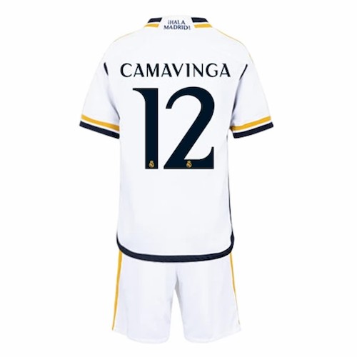 Real Madrid Camavinga 12 Barn Hjemmedrakt 2023-2024