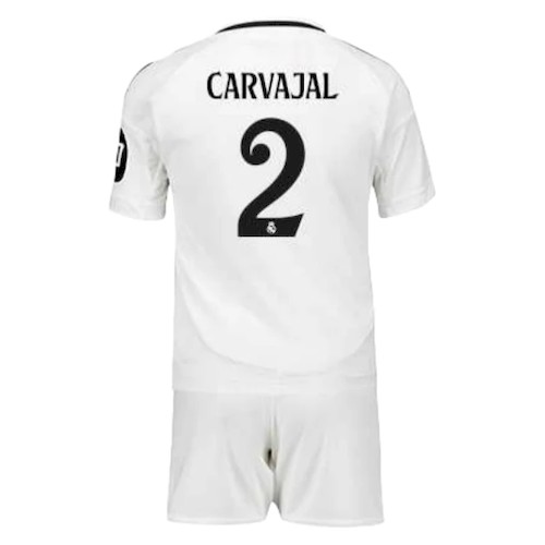 Real Madrid Carvajal 2 Barn Hjemmedrakt 2024 2025